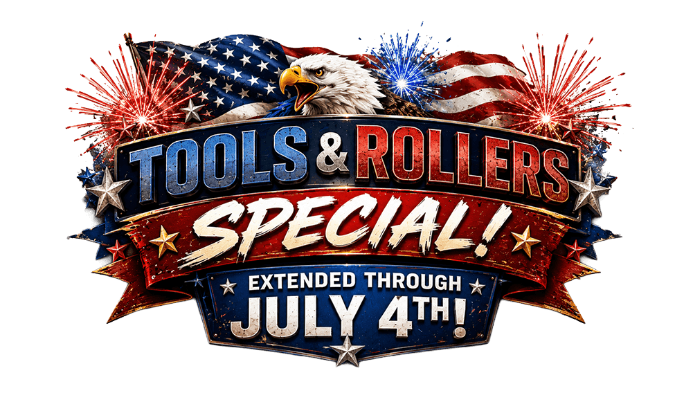 Tools and Rollers 4th of July Sale