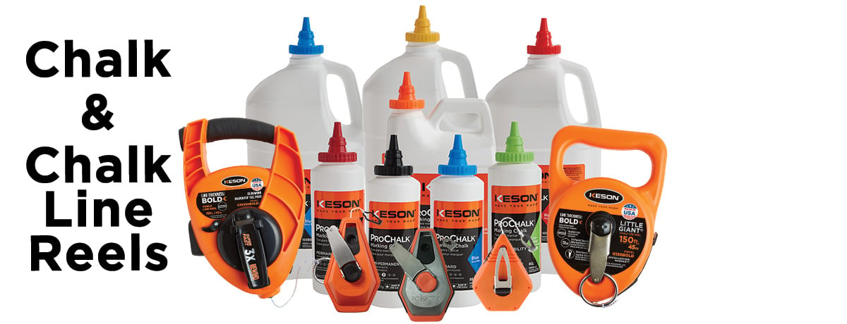 Keson Chalk & Chalk Line Reels