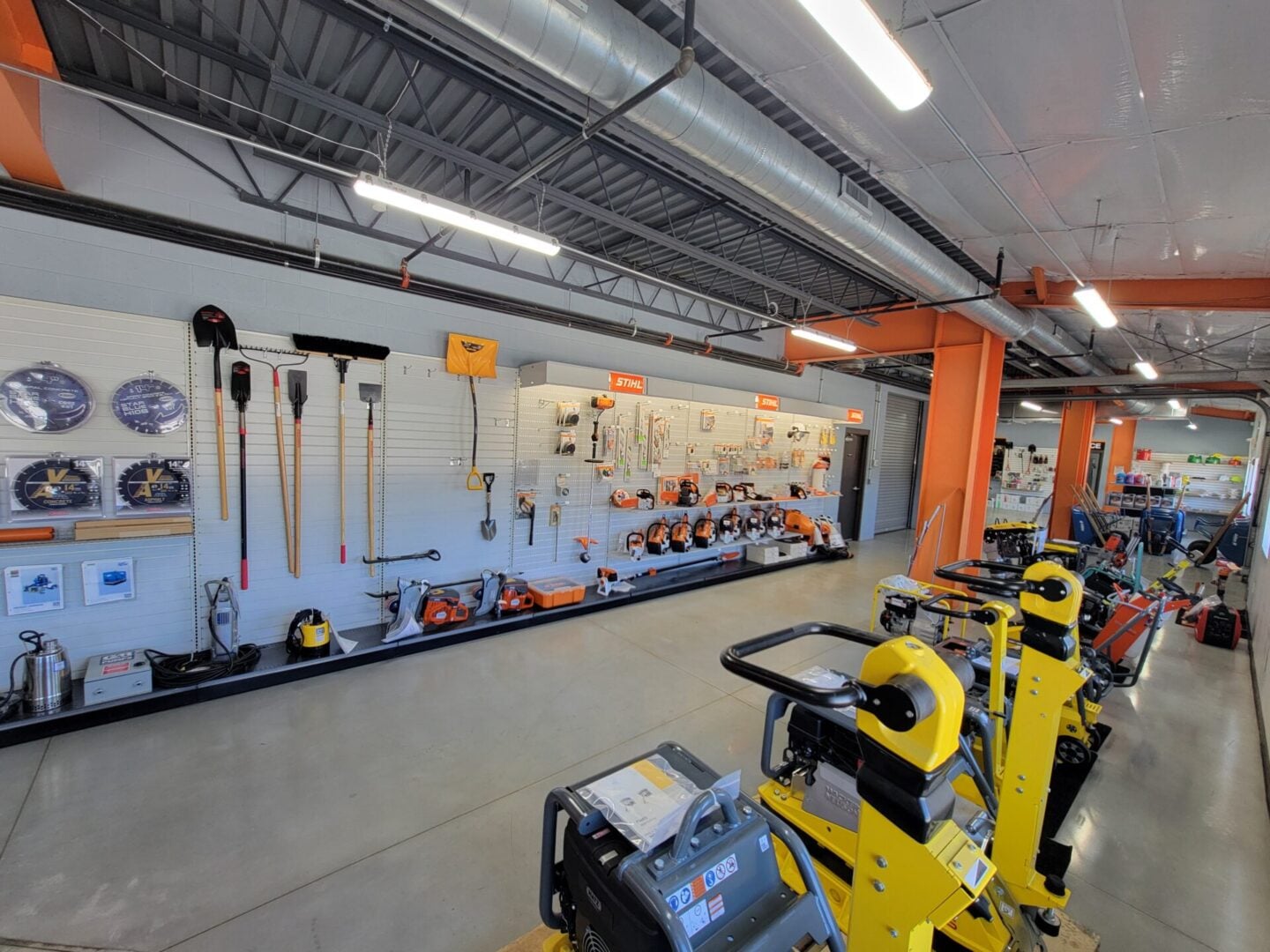 Tools and Equipment inside Equipment East